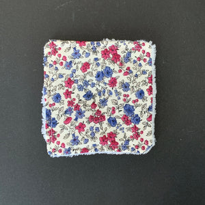 Coton réutilisable "Fleurs printanières"